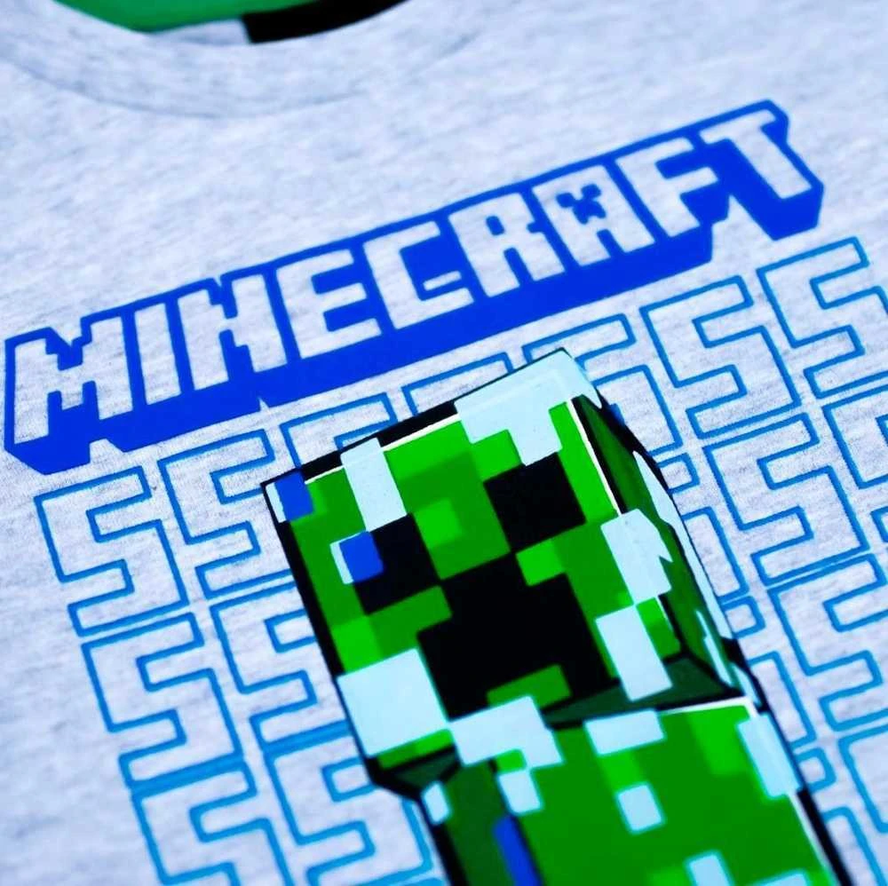 "Minecraft" vaikiški marškinėliai ilgomis rankovėmis