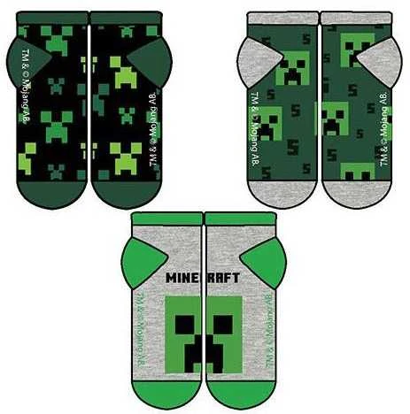 "Minecraft" vaikiškos kojinės 27/30, 3 poros