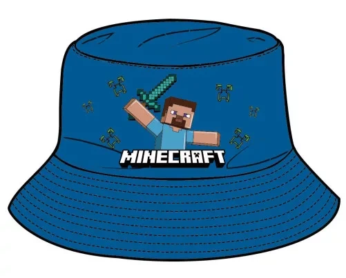 "Minecraft" vasarinė kepurė, mėlyna