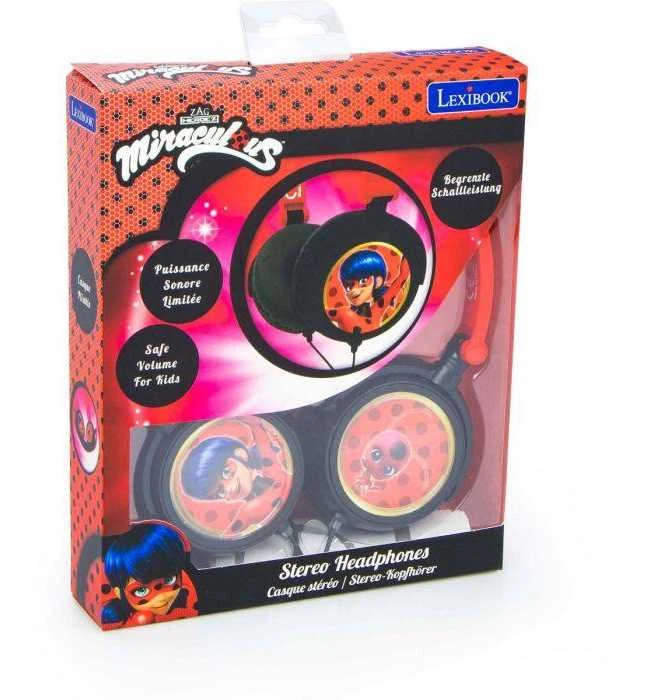 Lexibook Miraculous Ladybug "Stebuklingoji boružėlė" ausinės vaikams