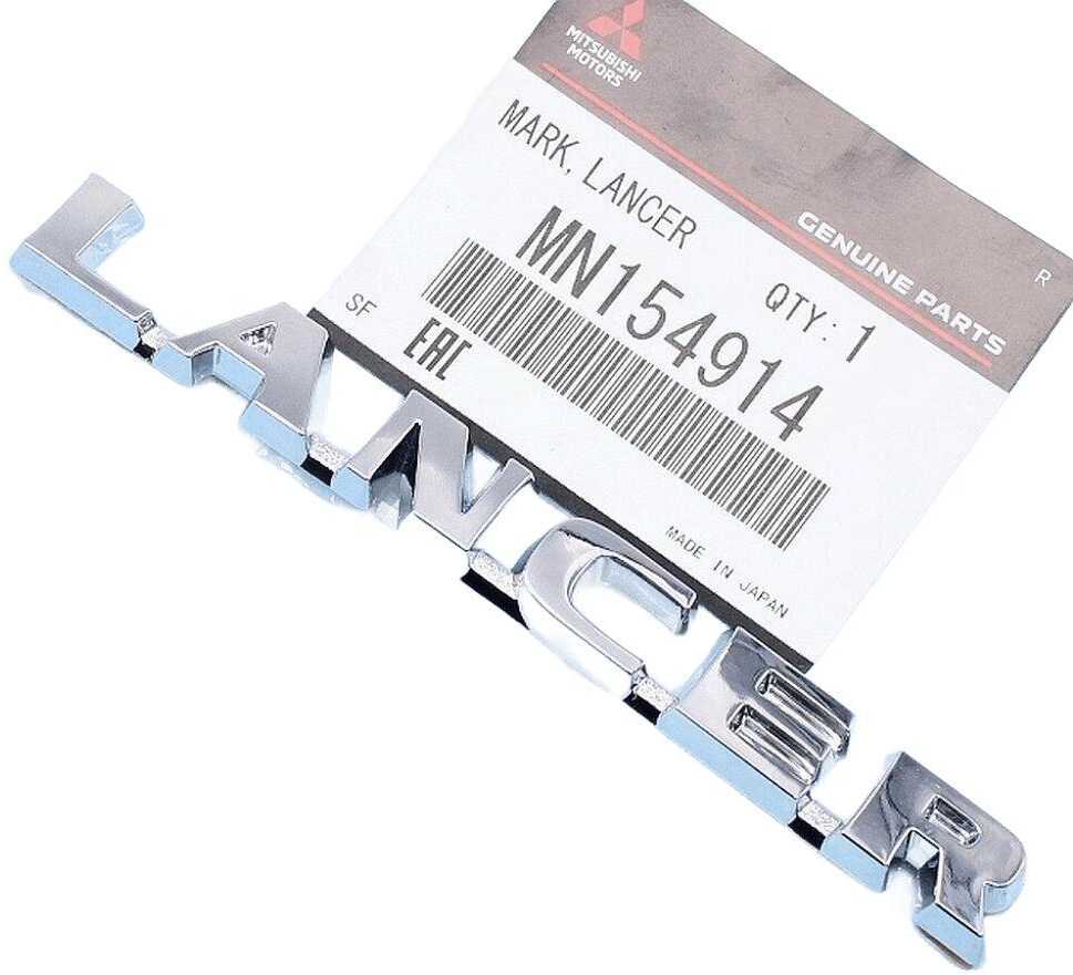 Mitsubishi Electric Mitsubishi Evo 7 8 9 Galinio Skydo Ženklo Laiptelis Originalus MN154914