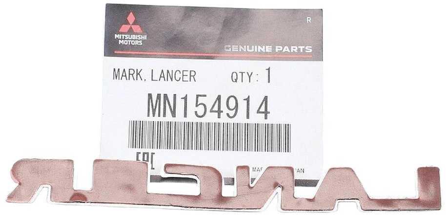Mitsubishi Electric Mitsubishi Evo 7 8 9 Galinio Skydo Ženklo Laiptelis Originalus MN154914