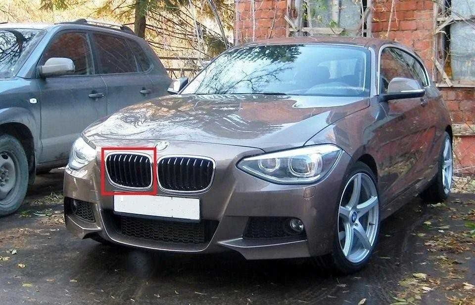 NAUJA OEM BMW 1 Serija F20 F21 2010-2015 Priekinė Radiatoriaus Inksto Sportinė Grotelė Dešinė