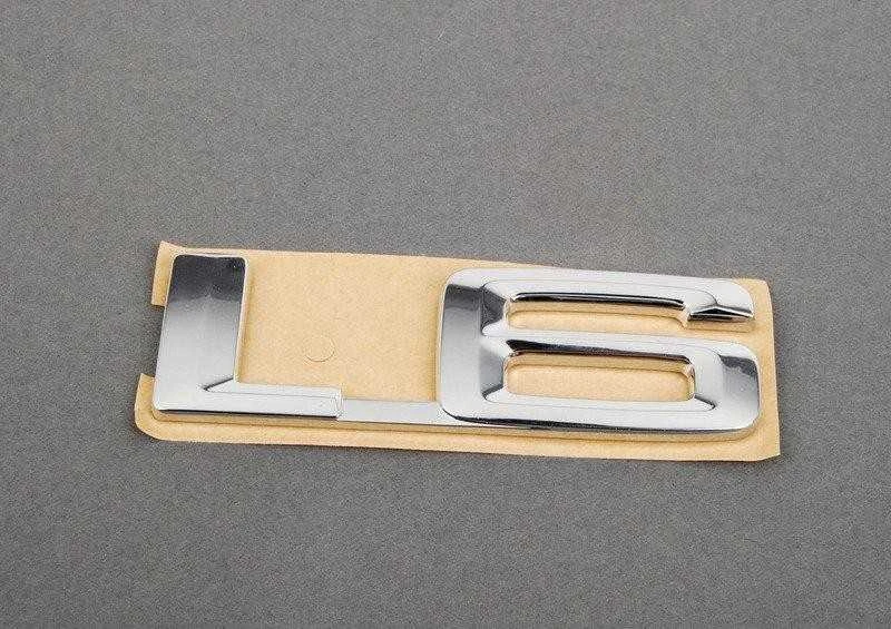 NAUJA OEM BMW E24 Bagažinės Dangčio Chromuota L6 Emblema Ženklas Logotipas 51141971923