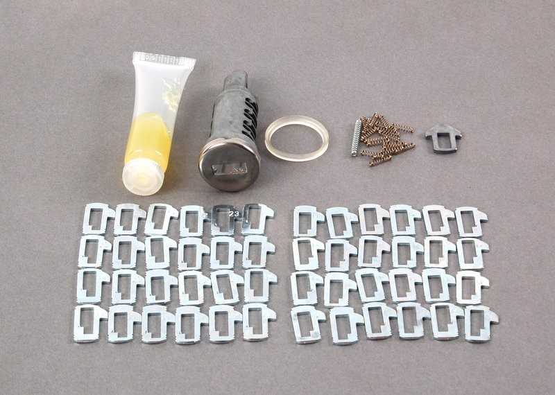 NAUJA OEM BMW E32 E34 Priekinio Durų Užrakto Cilindro Kairės Pusės Remonto Rinkinys 51218105491