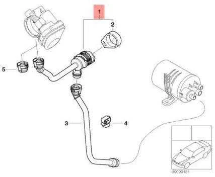 NAUJA OEM BMW E46 E60N E81 E82 E83 E84 Kuro bako kvėpavimo vožtuvas 13907512576
