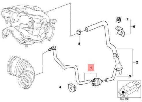 NAUJA OEM BMW E46 kupė sedanas universalas oro uždarymo vožtuvas 11611435988