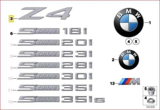 NAUJA OEM BMW E89 Roadster Bagažinės Dangčio Z4 Emblema Ženklelis Logotipas 51147221372