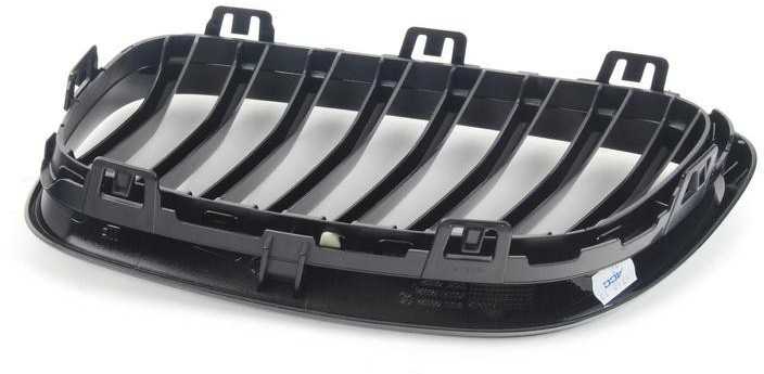 NAUJA OEM M Sport Priekinė Buferis Dešinė Centrinė Grotelė Juoda Blizgi BMW 2 F22 23 2013