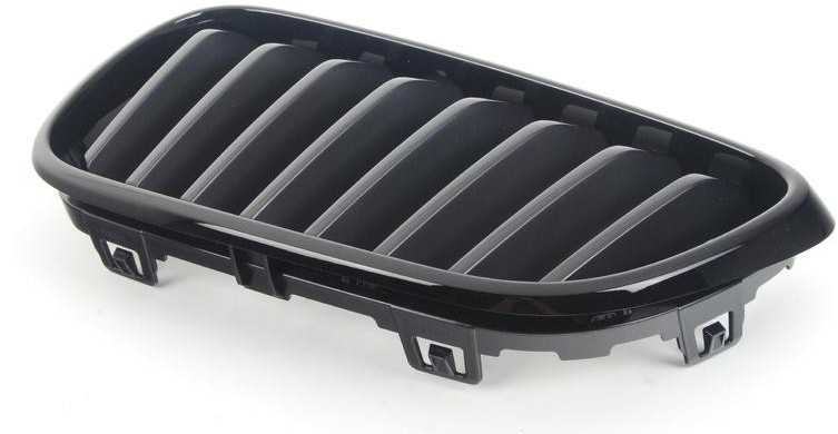 NAUJA OEM M Sport Priekinė Buferis Kairysis Centrinis Grotelės Juodas Blizgus BMW 2 F22 23 2013