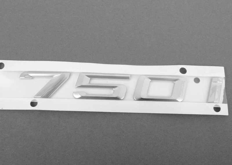NAUJA OEM Originali BMW F01 F01N Bagažinės Dangčio 750i Emblema Ženklelis Logotipas 51147187082