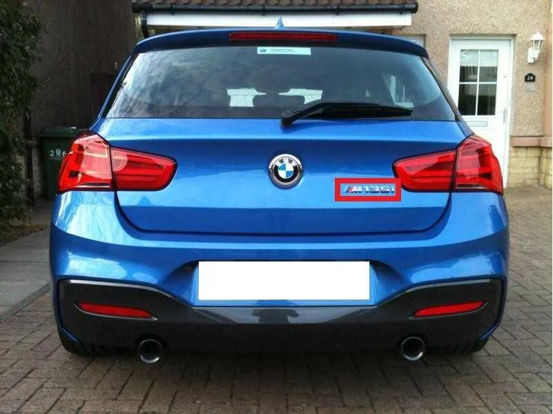 NAUJA OEM Originali BMW F20 F21 Bagažinės Dangčio M135i Emblema Ženklelis Logotipas 51148055785