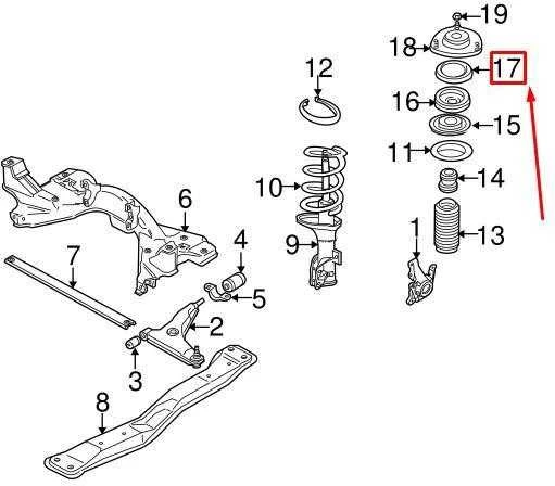 Nauja originali pakabos spyruoklės įvorės sėdynė priekyje 30616677 Volvo S40 V40