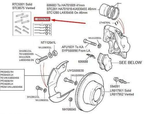 NAUJAS LAND ROVER DEFENDER PRIEKINIS STABDŽIŲ ANTI RATTLE PAVAROS LR009769 ORIGINALUS