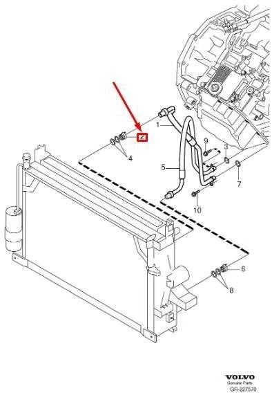 Naujas originalus automatinės pavarų dėžės alyvos aušintuvo žarna spaustukas 9485149 Volvo
