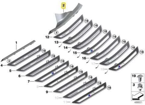 Naujas originalus BMW 5 G30 G31 F90 M5 galinis vidinis dešinės pusės dangtelio apdaila 7419696 OEM