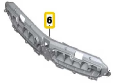 Naujas originalus BMW i8 kupė B38 priekinis bamperio grotelių panelės apdailos dangtelis 51747364057