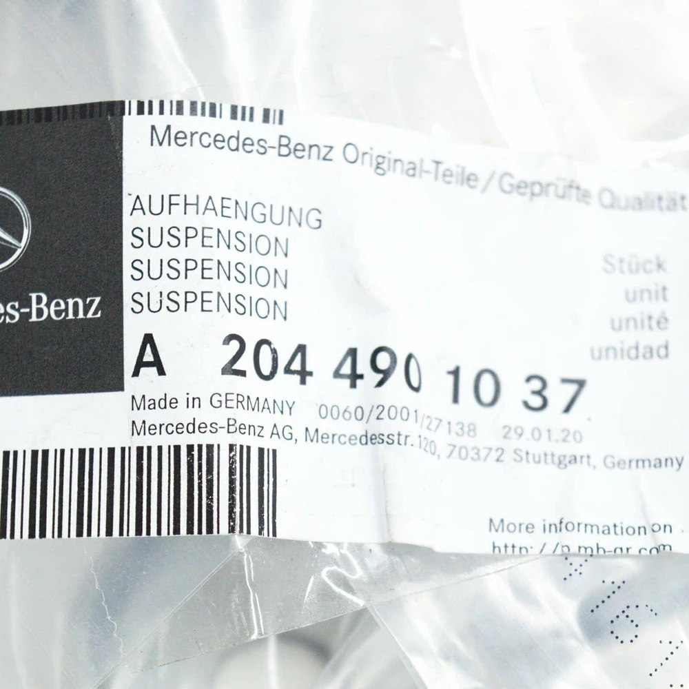 Naujas originalus Mercedes-Benz pakabos 2044901037 / 204-490-10-37 OEM