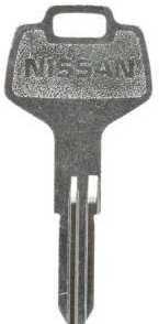 Naujas originalus OEM Nissan Pickup Sentra Patrol tuščias metalinis atsarginis raktas KEY00-00066