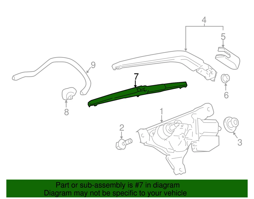 NAUJAS ORIGINALUS OEM TOYOTA 2012-2021 PRIUS C GALINIS LANGO VALYTUVAS AŠMENYS 85242-52090