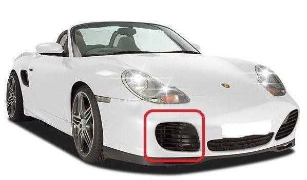 Naujas originalus PORSCHE 911 996 priekinis bamperis O/S dešinė grotelė 9965055640101C OEM