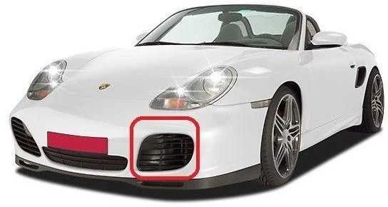 Naujas originalus PORSCHE 911 996 priekinis bamperis N/S kairysis įleidimo groteles 9965055630101C OEM