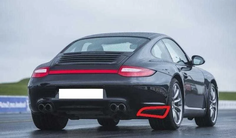 Naujas originalus PORSCHE 911 997 2-osios kartos (09-12) galinis bamperis dešinėje pusėje, OEM