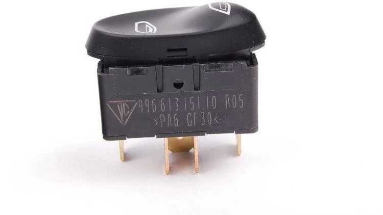 Naujas originalus PORSCHE 911 Boxster durų lango jungiklis matinė juoda 99661315110A05