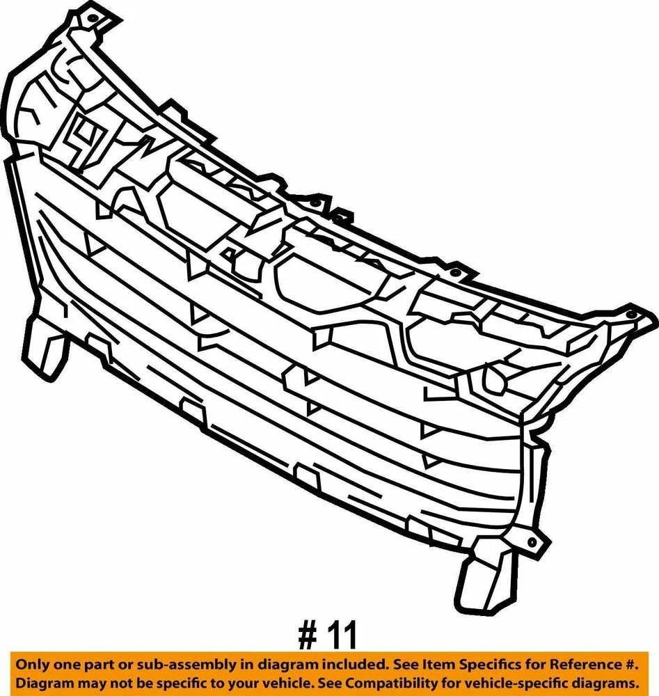 Naujas originalus PORSCHE Cayenne 958 (11-18) priekinis bamperio centrinis groteles be ACC OEM