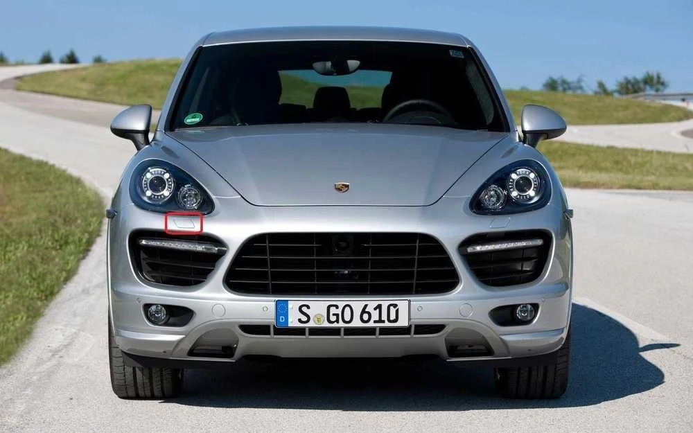 Naujas originalus PORSCHE Cayenne/S dešinės pusės žibintų plovimo purkštuko dangtelis 95862830200G2X