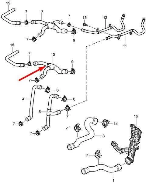Naujas originalus PORSCHE Cayman Boxster siurblių žarnų aušinimo žarna OEM 99610622217