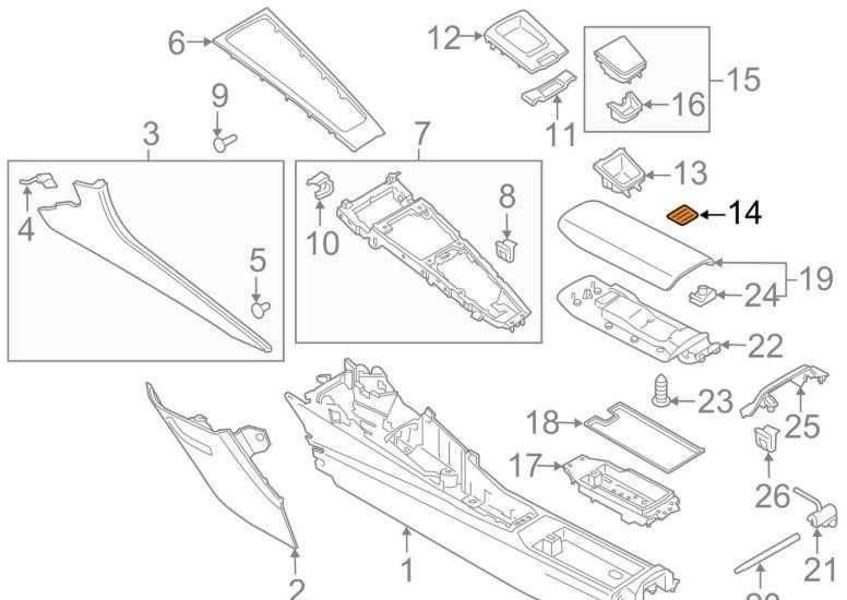 Naujas originalus "Porsche" įdėklas 99155362500 / 991-553-625-00 OEM