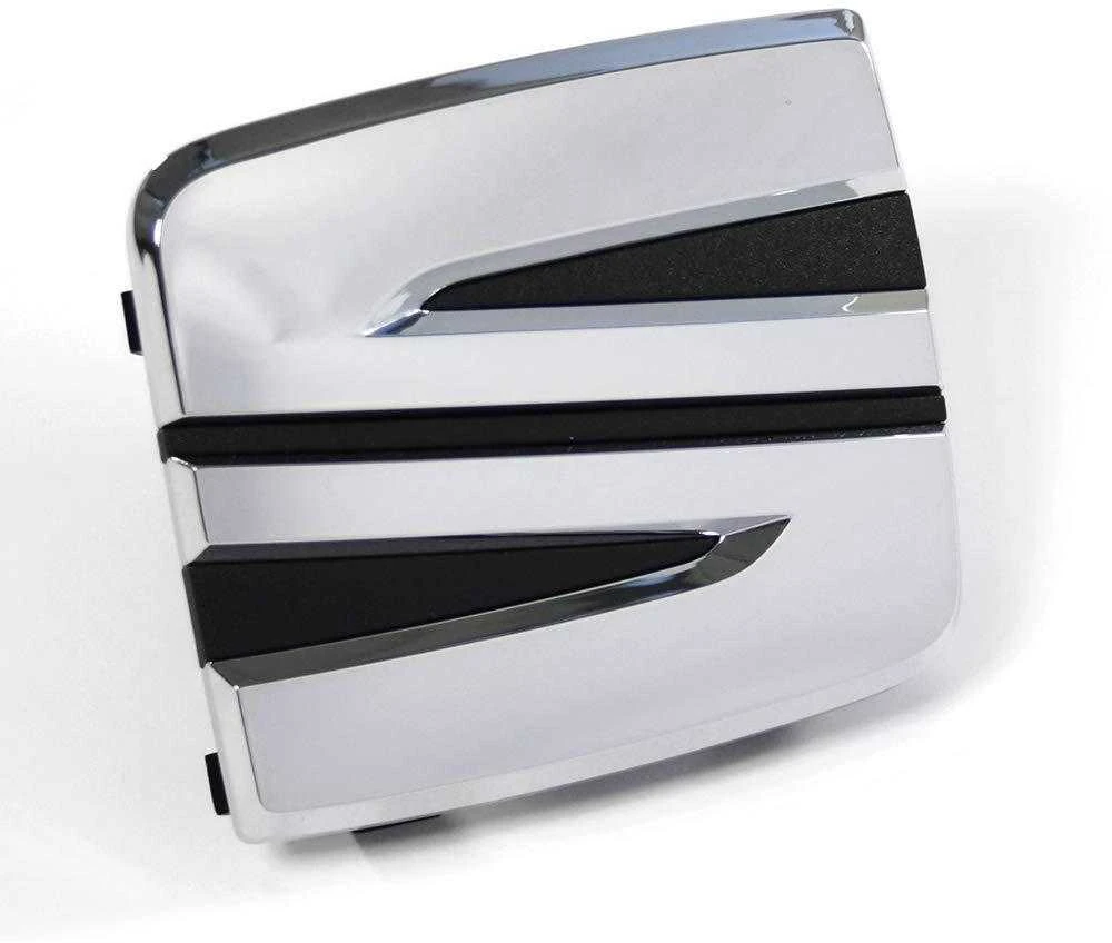 NAUJAS ORIGINALUS SEAT LEON 2013-2016 PRIEKINIO BAMPERIO GROTELIŲ ŽENKLIUKAS CHROMUOTAS 5F0853679A2ZZ