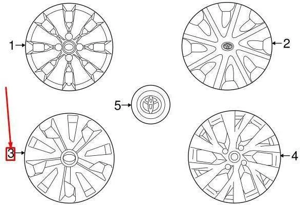NAUJAS TOYOTA YARIS XP150 RATŲ HUB KAPOTAS 426020D300 ORIGINALUS