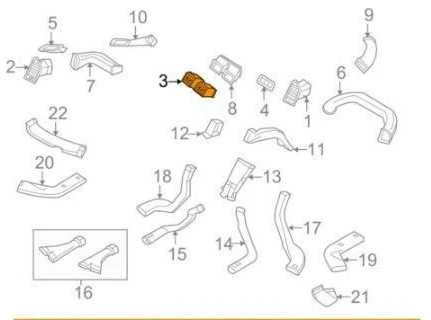 NAUJAS VOLVO XC60 PRIEKINIS PANELES ORO VENTILISATORIUS 30755643 ORIGINALUS