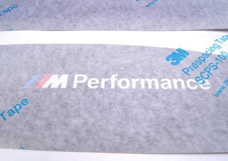 Naujos originalios BMW 5 F10 F11 M Performance šoninės plokštės plėvelės juostos 2240803 OEM