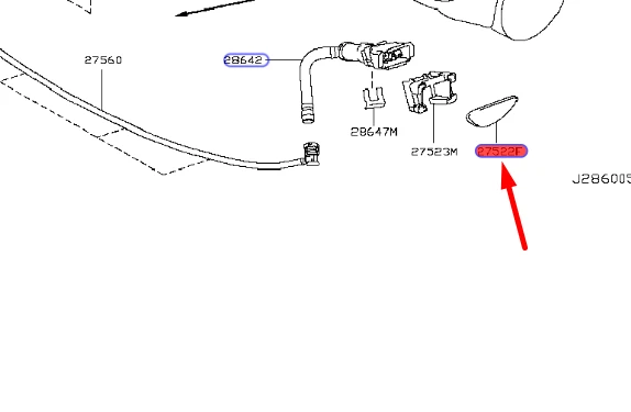Nissan Navara Kairų Dėžutės Viršutinis Gaubtas Originalus 286594KJ0B