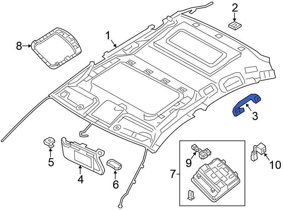 Nissan Priekinis Interjero Laipio Rankena 2013 2018 Altima 2018 2019 Kicks Originalus 739403SR0A