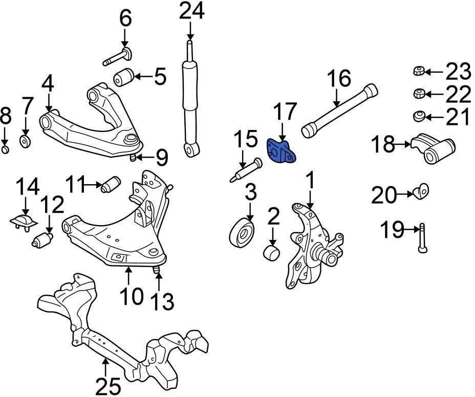 Nissan Priekinis Torsijos Stangos Reguliavimo Rankena 1998 2004 Frontier 2000 2004 Xterra Originalus 540802S600