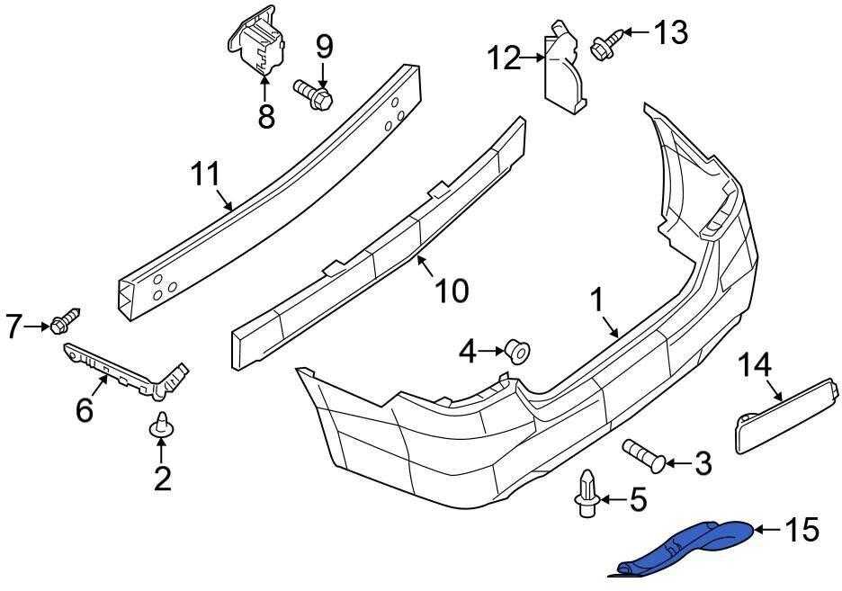 Nissan Sentra Galinio Stiklo Rėmo Dekoracija Originalus 850703YU0A
