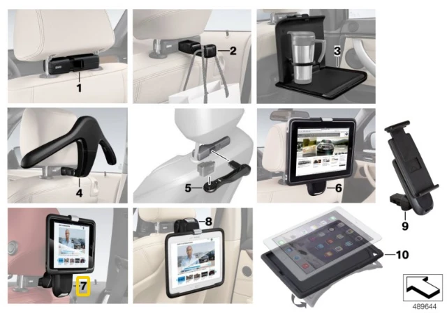 BMW Laikiklis Apple iPad 1 E81 E87 E88 51952349511 Originalus