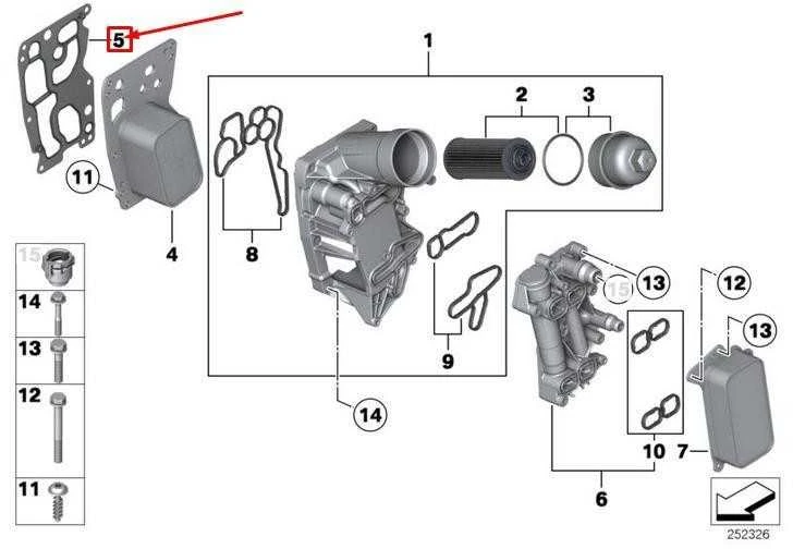 OEM BMW 1 F20 ALYVOS AUŠINTUVO TARPIKLIS 11428516396 8516396 NW ORIGINALUS