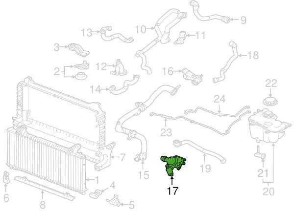 OEM JAGUAR F-PACE X761 TERMOSTATO KORPUSAS JDE40345 ORIGINALUS