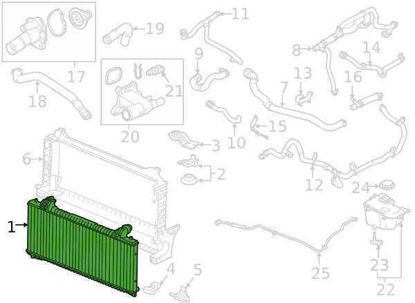 OEM Jaguar Xe X760 Aušinimo Radiatorius T2H7868 Originalus