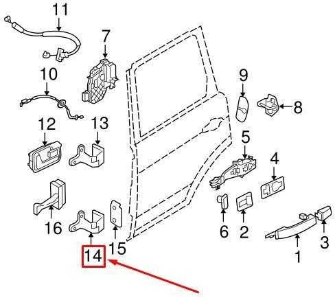 OEM LAND ROVER DISCOVERY 4 L319 KAIRĖS APATINĖS DURŲ VYRIO LR031770 ORIGINALI