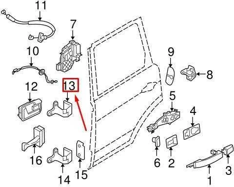OEM LAND ROVER DISCOVERY 4 L319 KAIRĖS VIRŠUTINĖS DURŲ SĄNARYS LR030362 ORIGINALI