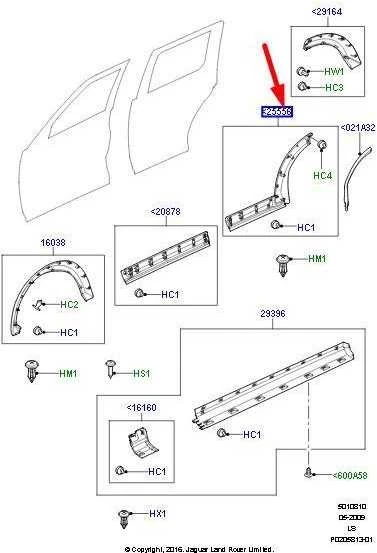 OEM LAND ROVER DISCOVERY L319 GALINIS DEŠINIS DURŲ APDAILOS ELEMENTAS DGP000145PCL ORIGINALUS
