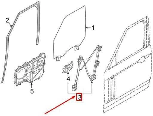 OEM LAND ROVER DISCOVERY L462 PRIEKINI DEŠINIS LANGO REGULIATORIUS LR083210 ORIGINALUS