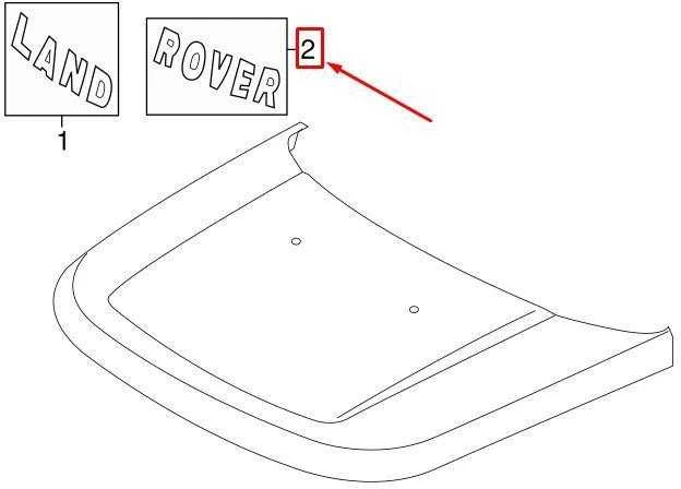 OEM LAND ROVER DISCOVERY LR4 L319 KAPOTĖS EMBLEMA DAB500080LQV ORIGINALI
