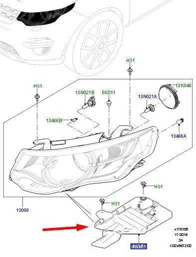 OEM LAND ROVER DISCOVERY SPORT L550 DEŠINĖS ŽIBINTO MONTAVIMO PLOKŠTĖ LR066964 ORIGINALI